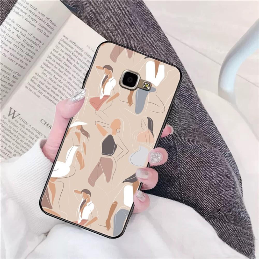 Art Line Face women Etui na telefon dla Samsung A 10 11 12 13 20 21 22 30 31 32 40 51 52 53 70 71 72 73 91 13 skorupa