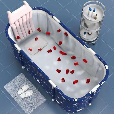 Portable Folding Bathtub for Adults & Children - Full Body Shower Bucket for Autumn/Winter Use