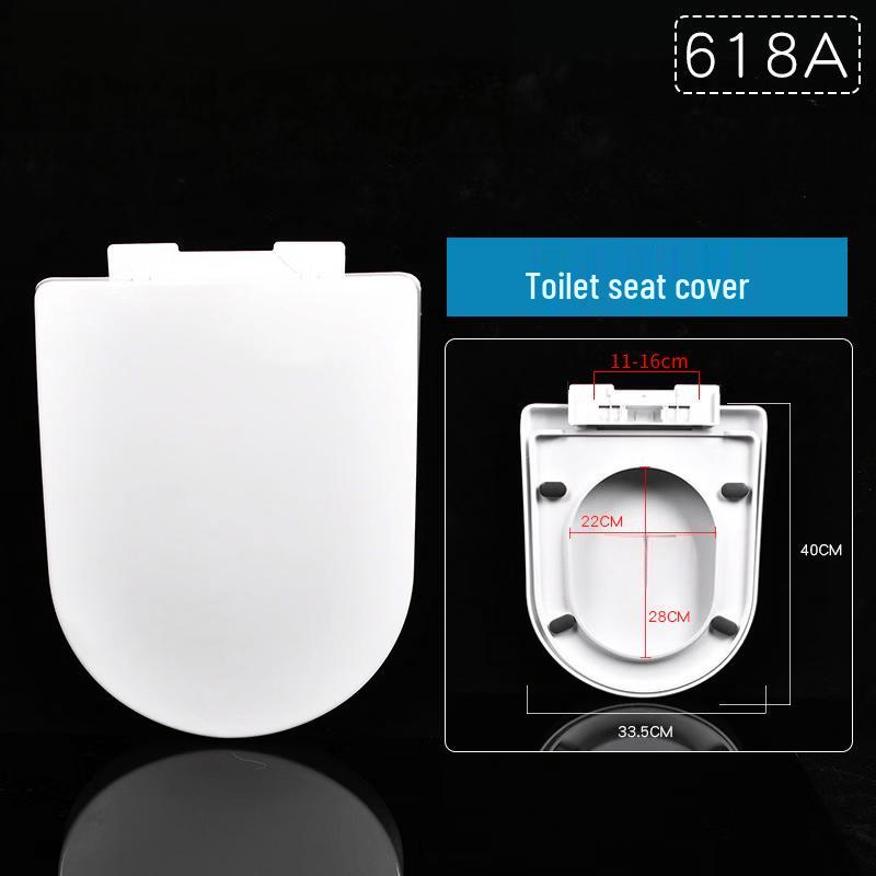 Zhgonggujin 618AU Soft-Close U-Shaped Toilet Seat
