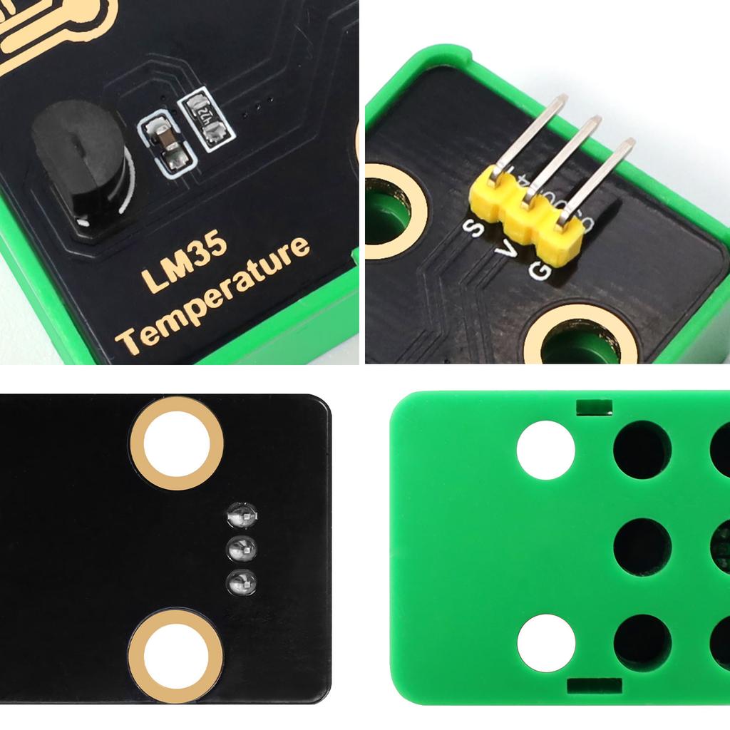 NEW LM35 Temperature Sensor /18B20 Temperature Sensor for Arduino Projects Temperature Detection Compatible With Lego Blocks