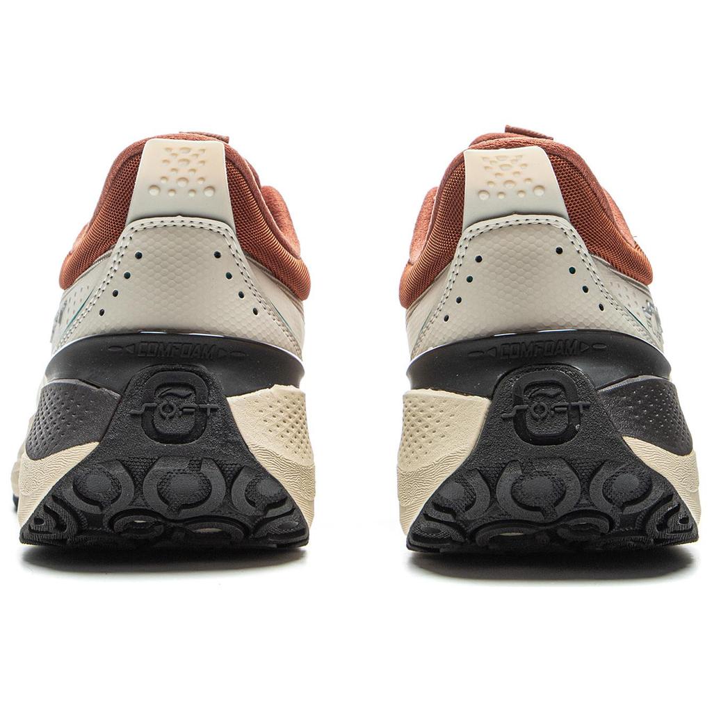 Li Ning Soft Plus Fashion Versatile Lightweight Non-Slip Thick Sole Height Increasing Shock Absorbing Durable Low-Top Casual Shoes AGLU087-5