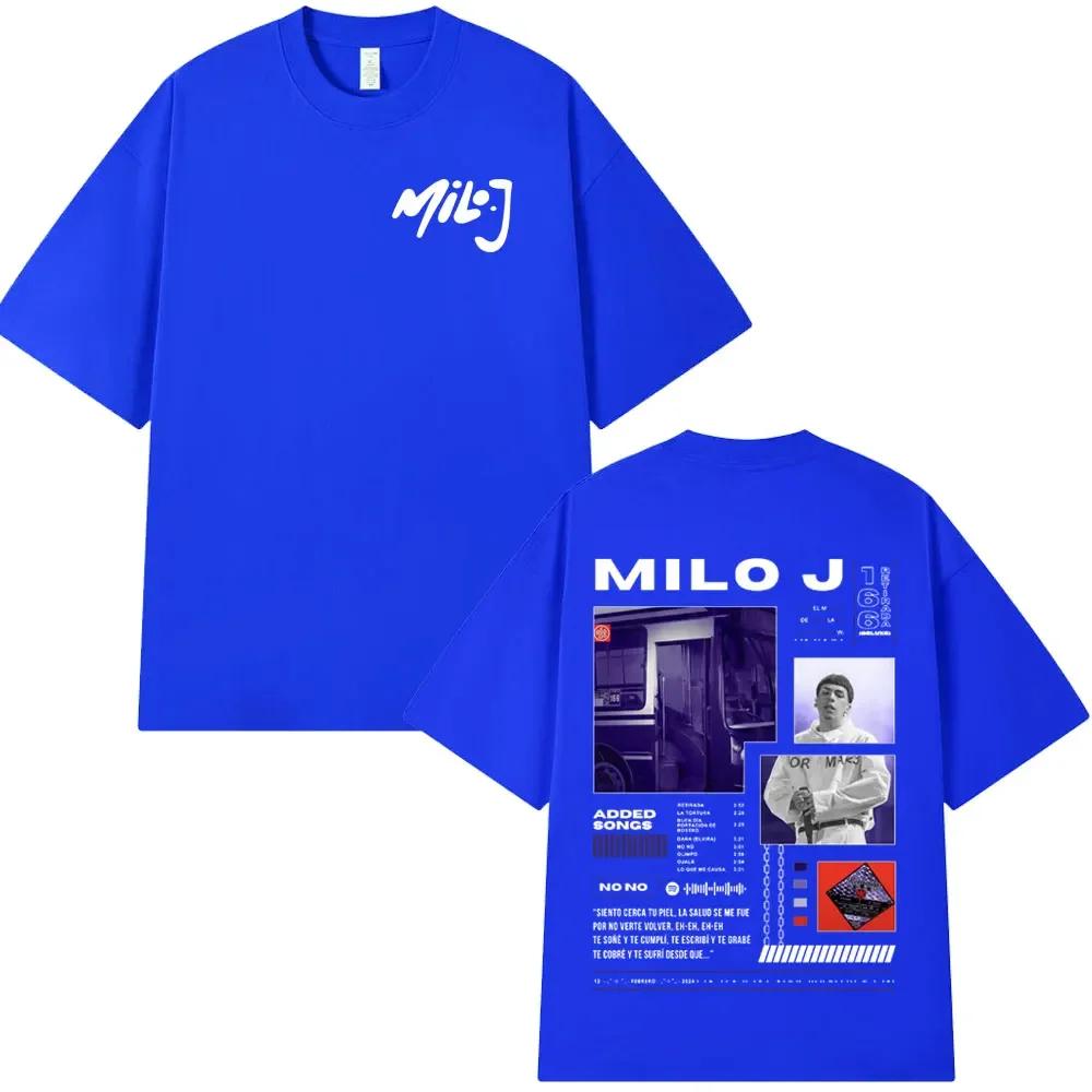 Rapper Milo J 166 Album T Shirt Unisex Unisex Fashion Hip Hop Tshirt 100 Cotton Casual Oversized Short Sleeve Tshirts Streetwear