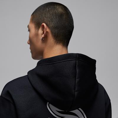 Jordan Sweatshirts Men's Black Hooded Moderate