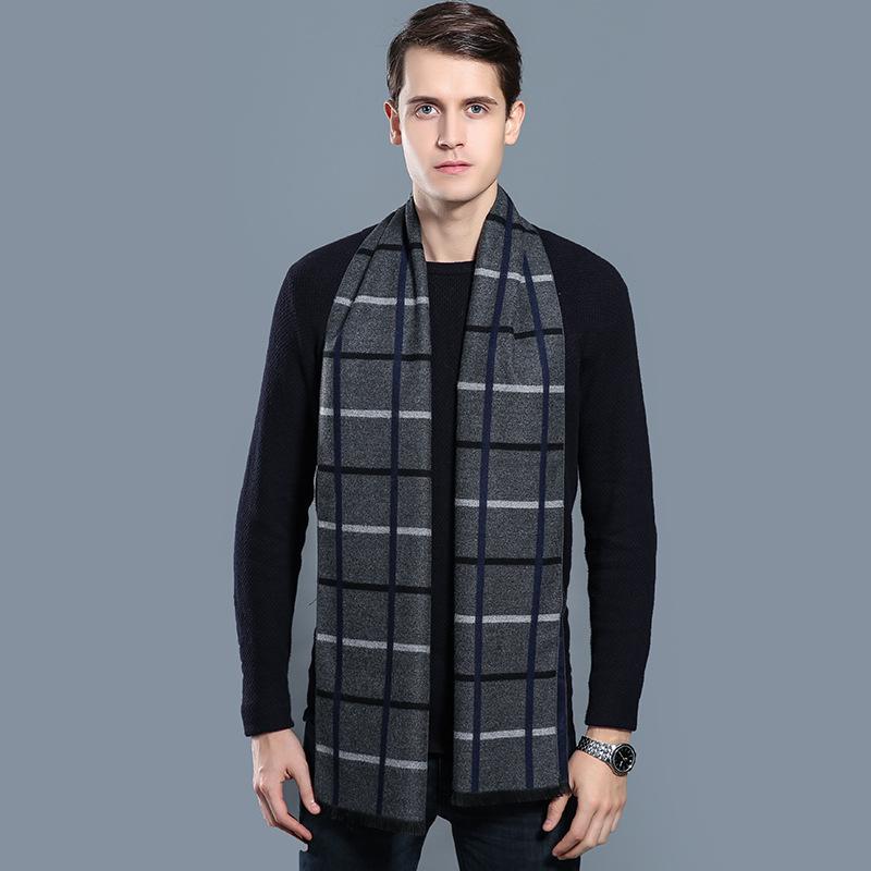 Winter Men Scarf Warm Long Pashmina