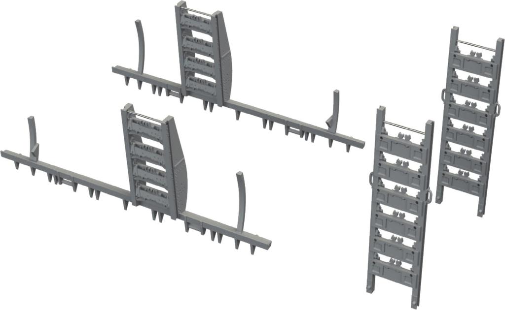 Eduard 1/48 B-26B Bomb Rack (for ICM) Plastic Model Kit Parts EDU6481012 (Airplane)
