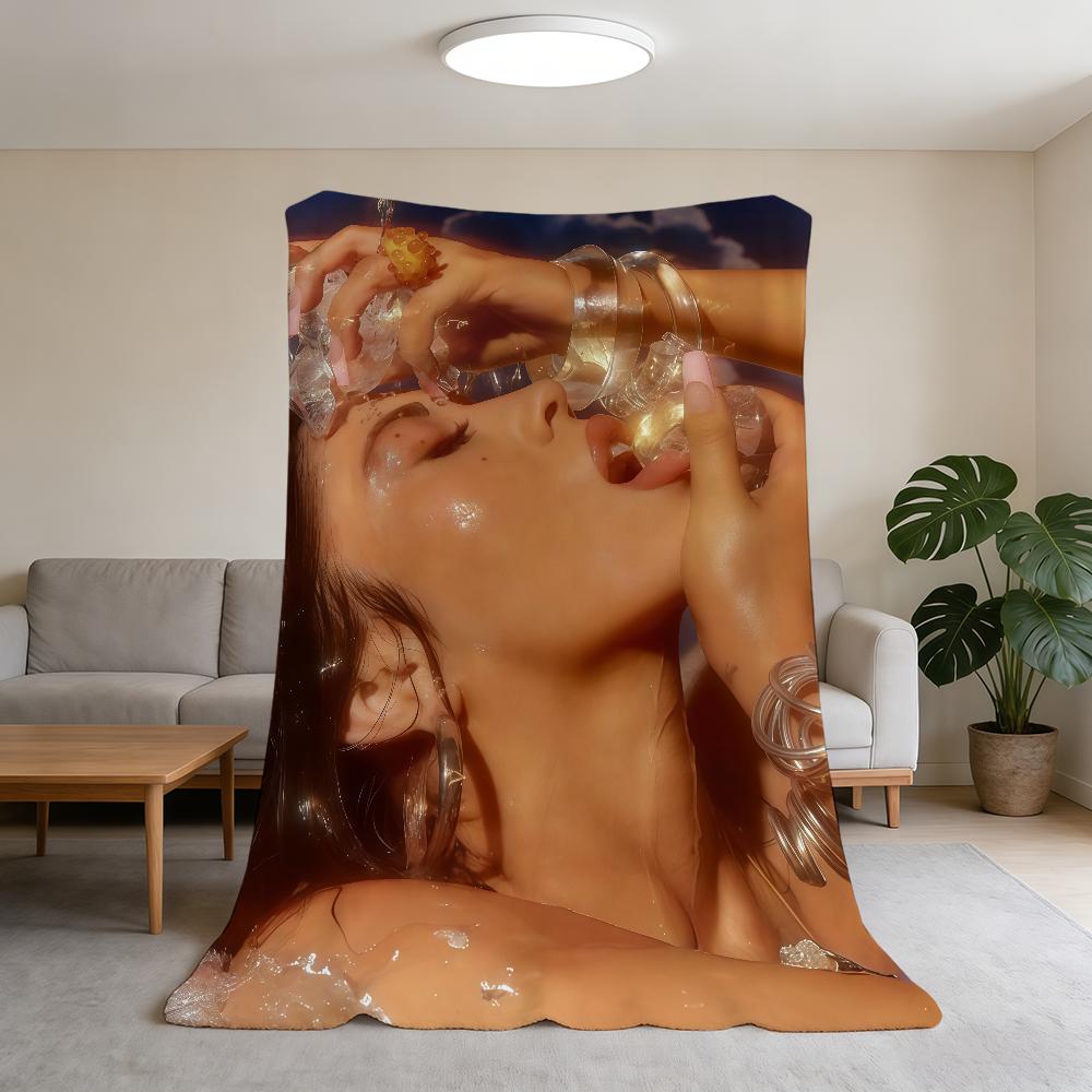 Singer K-Kali Uchis Sincerely Blanket Super Warm Comfortable Plush Throw Blanket Child Home Sofa Bedroom Gift