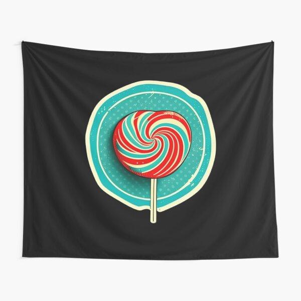 Lollipop Tapestry Colorful Candy Decorative Room Wall Tapestry Kawaii Cute Kids Tapestries Wall Hanging for Bedroom Living Room