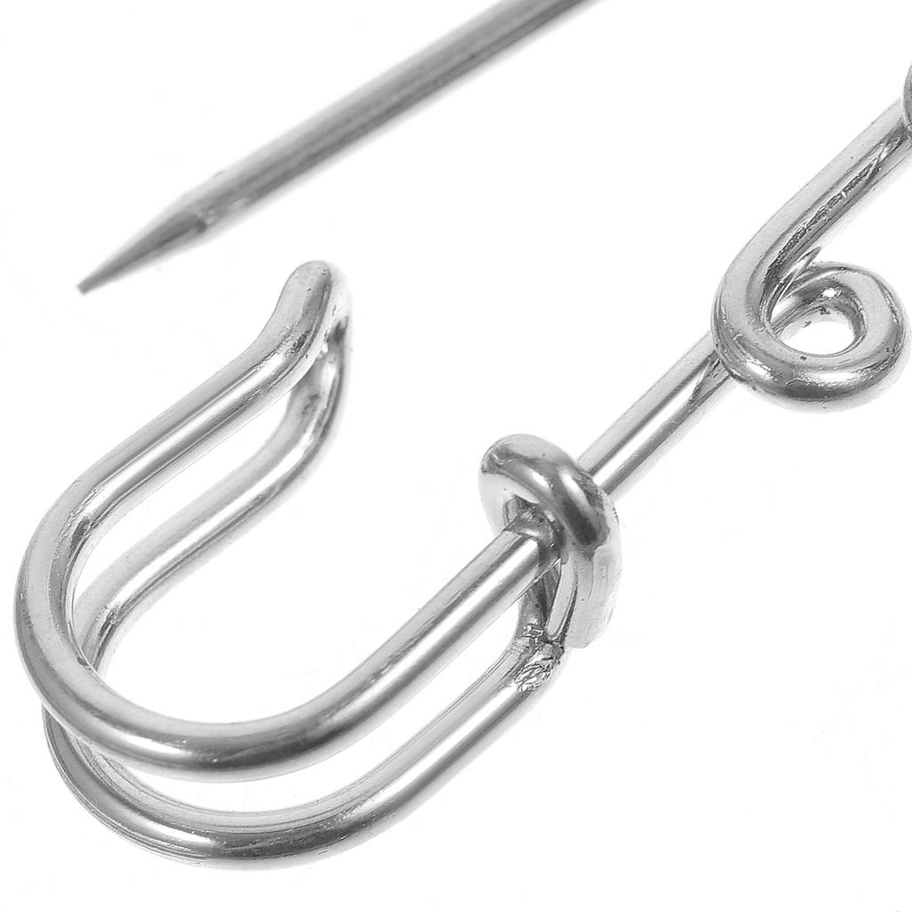 50Pcs Safety Pins Brooch Needles Alloy DIY Clips for Crafts Clothes Blanket Decorative Heavy Duty Metal Pins DIY Brooch Pin