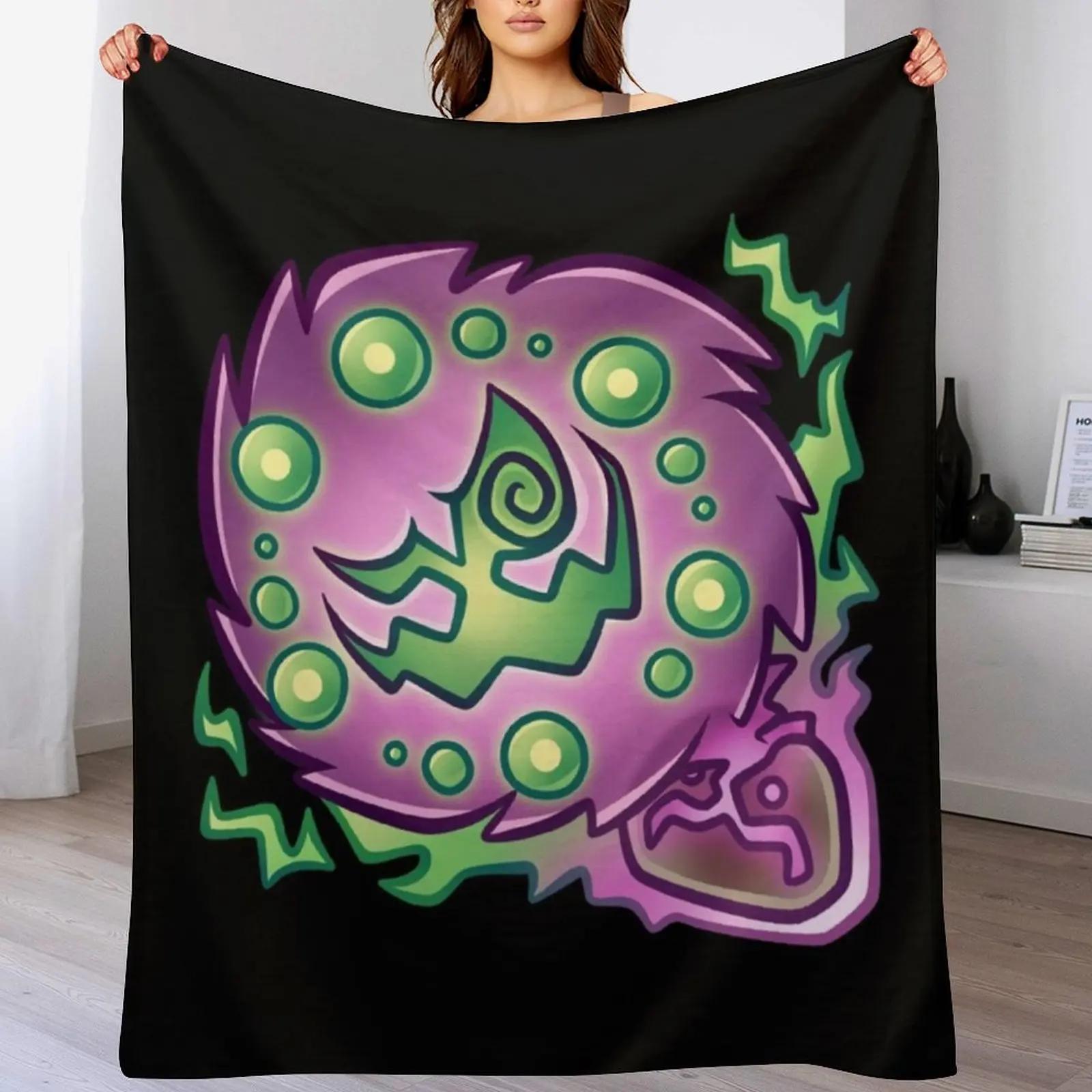 Spiritomb Essential Throw Blanket Warm Plush Fuzzy Blanket for Living Room 102x76cm(40x30in)