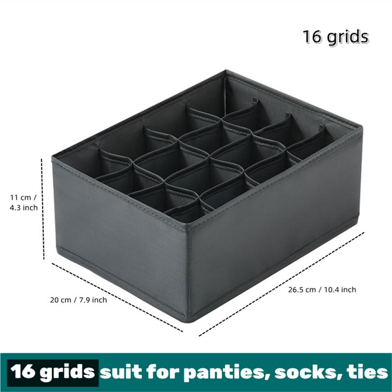 Socks Underwear Organizer Storage Box Washable Odorless Storage Box Drawer Organizer For Lingerie Bras Socks Leggings Organizers