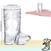 10Pcs Cowboy Boot Shot Glasses Mini Plastic Shot Glass Cups For Birthday Party Decorations Cowboy Bachelorette Party Favors