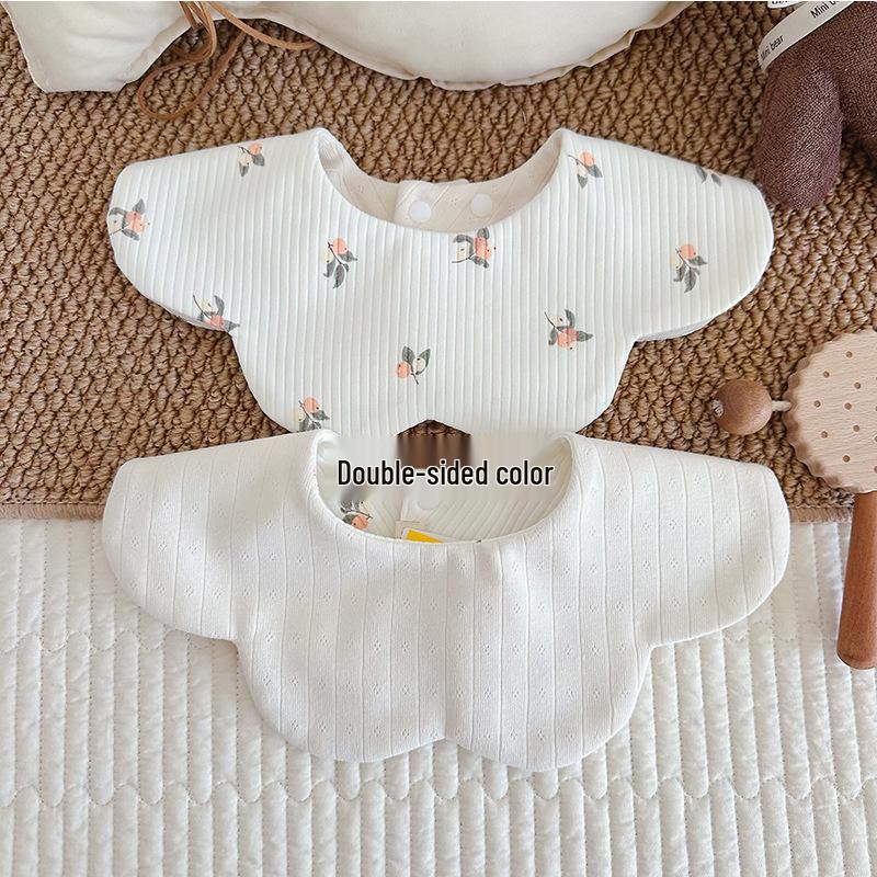 Koreanischer Stil Baumwolle Weich Wasserdicht Baby Sabberlätzchen, Doppelseitig, für 0-2 Jahre