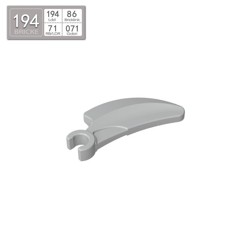 BRICKE 16770 Building Block Animal Claw Teeth, Lego-Compatible MOC Accessories, Customizable indivual