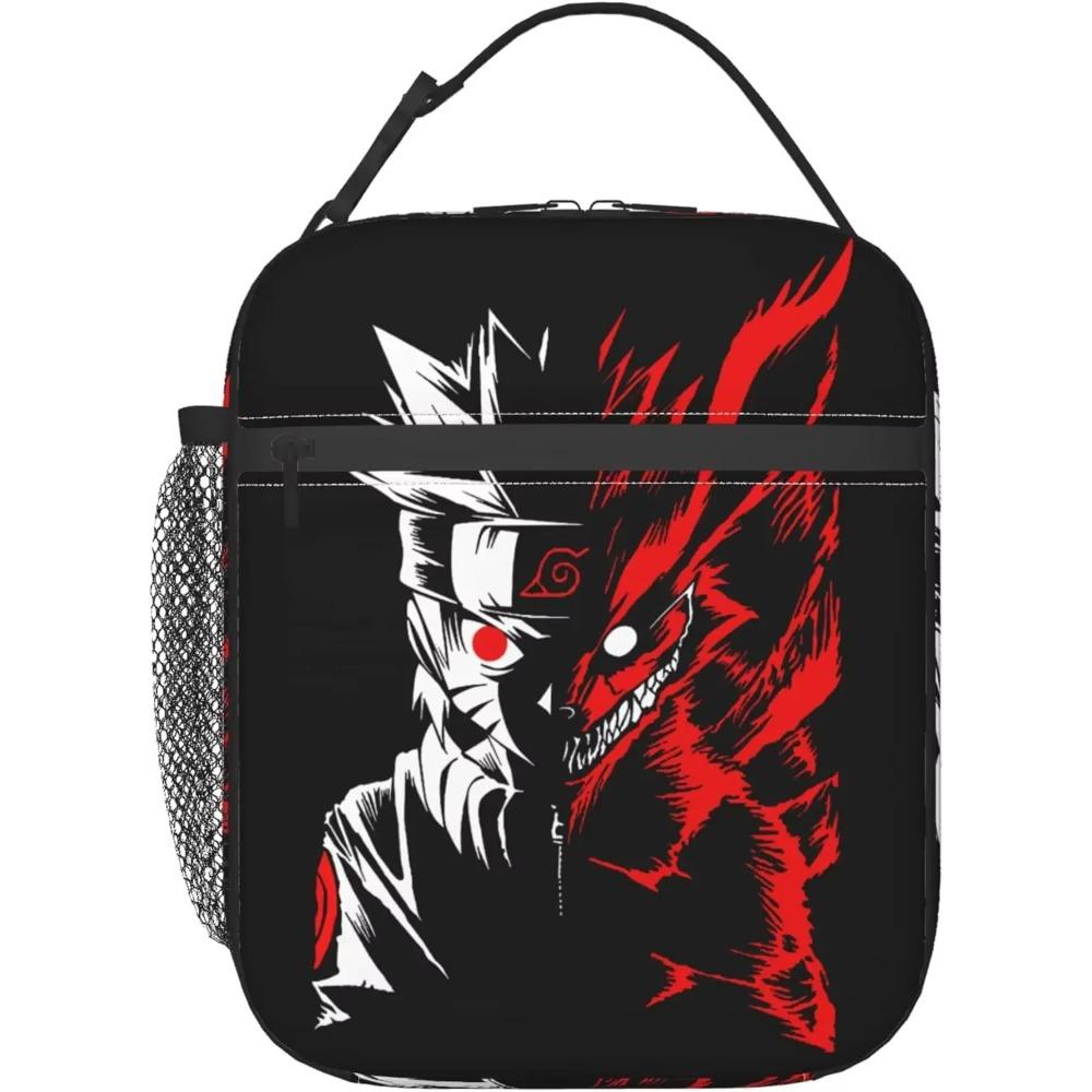 Cartoon Anime Insulated Lunch Bags Reusable Portable Insulated Tote Bag Thermal Cooler Bag for School Work Outdoor Picnic Beach