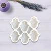 Palm-shaped Keychain Silicone Mold with Hole Keyring Pendant Handmade Mold for Valentine's Day Gift Making