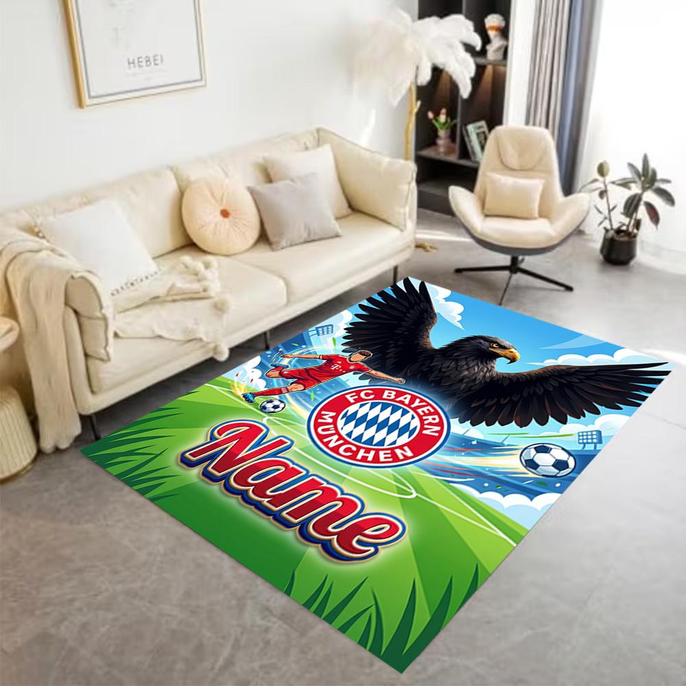 Bayern Munich Fan Poster Carpet Suitable for Study Room Outdoor Kitchen Dormitory Anti-slip Rug Decorate Offices Perfect Gift for Friends & Family