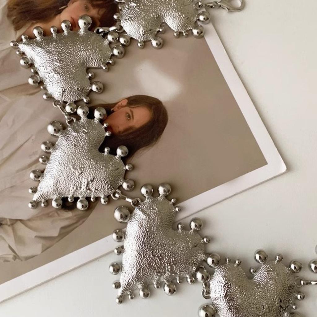 Gothic Waist Belt Stylish Seashell Heart Waist Chain Belt Elaborate Chain Belly Chain for Dress Cowboy Belt Waist Chain