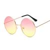 New Fashion Candy Vintage Round Mirror Sunglasses Woman Luxury Brand Original Design Black Sun Glasses Female Oculos