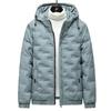 Mens Lightweight Short Down Jacket Teens Plus Size Youth Winter Outerwear With Hood