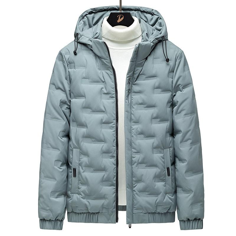 Mens Lightweight Short Down Jacket Teens Plus Size Youth Winter Outerwear With Hood