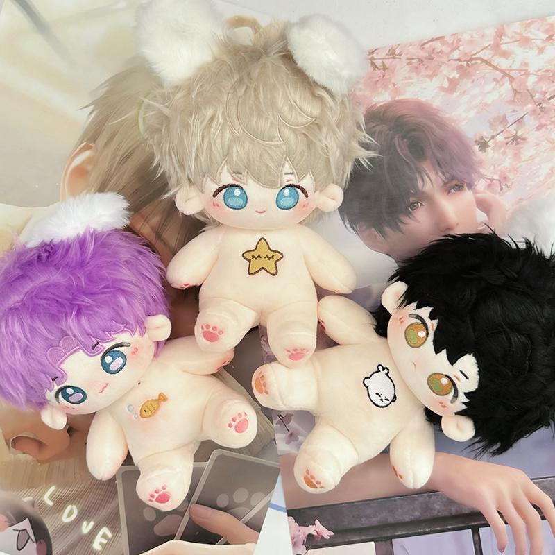 20cm Love and Deepspace Standing Plush Doll Anime Idol Figure Soft Toy Christmas Gift for Fans
