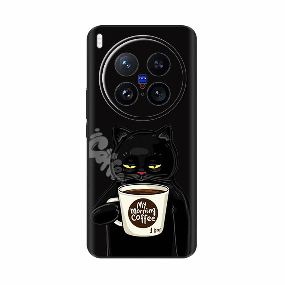 For VIVO X200 Ultra Case Cute Cartoon Painted Back Cover For VIVO X200 Pro Mini X100 Ultra Shockproof Shell Bumper Fundas Para
