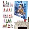 2025 24 Days Count Down To Christmas Plush Gnome Dolls Gift Box Christmas Gnome Dwarf Dolls Calendar Collectible Decoration
