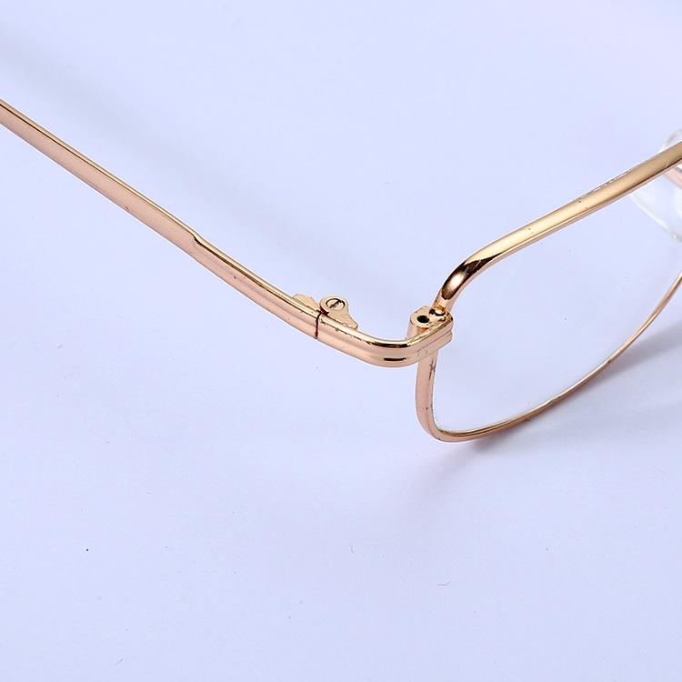 Donghai Crystal Glass Non-Folding Silver Frame Reading Glasses