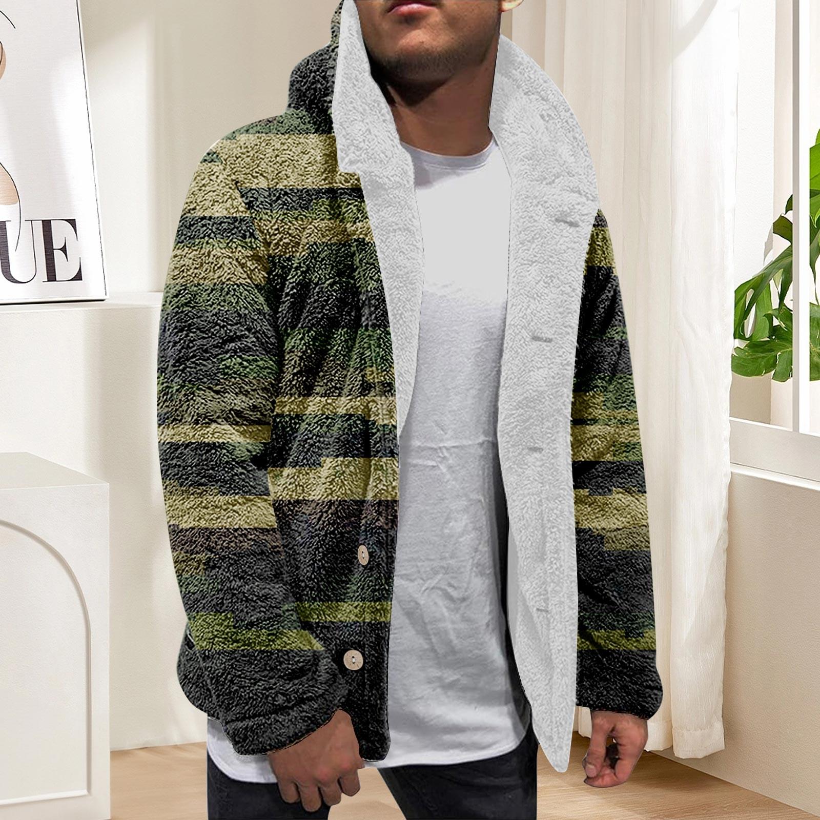 

Толстовка с капюшоном для мужчин, большие пальто с капюшоном, куртка, свитер, топы, верхняя одежда, зимний кардиган на пуговицах XXL