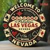 Las Vegas Neon Sign Vintage Metal Wall Art Home Decor Retro Cafe Bar Party
