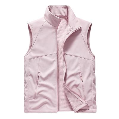 Autumn Outdoor Men's Casual Loose Large Size Vest Stand Collar Vest Pocket Vest Jacket