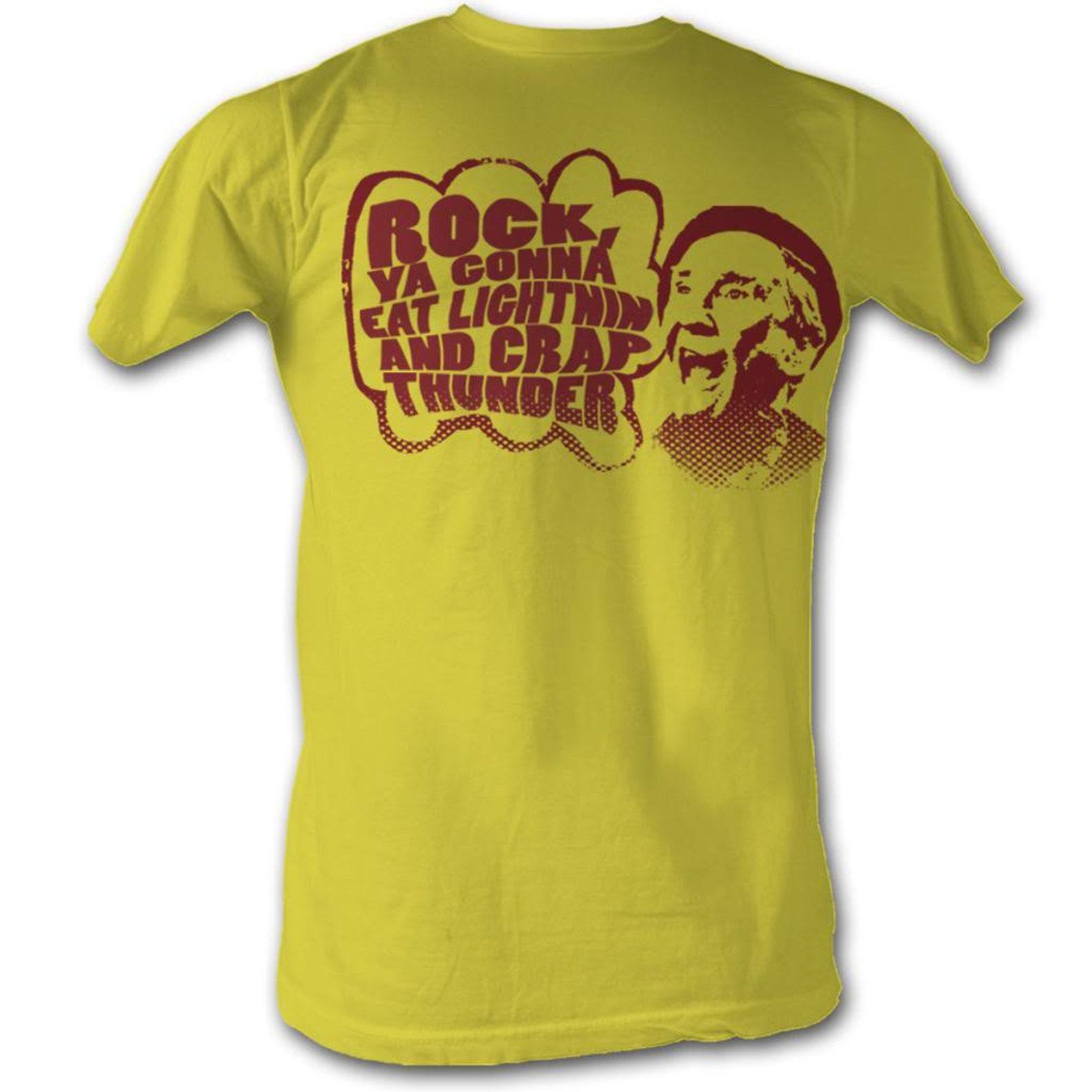 Rocky Eat Lightning Yellow T-Shirt XL