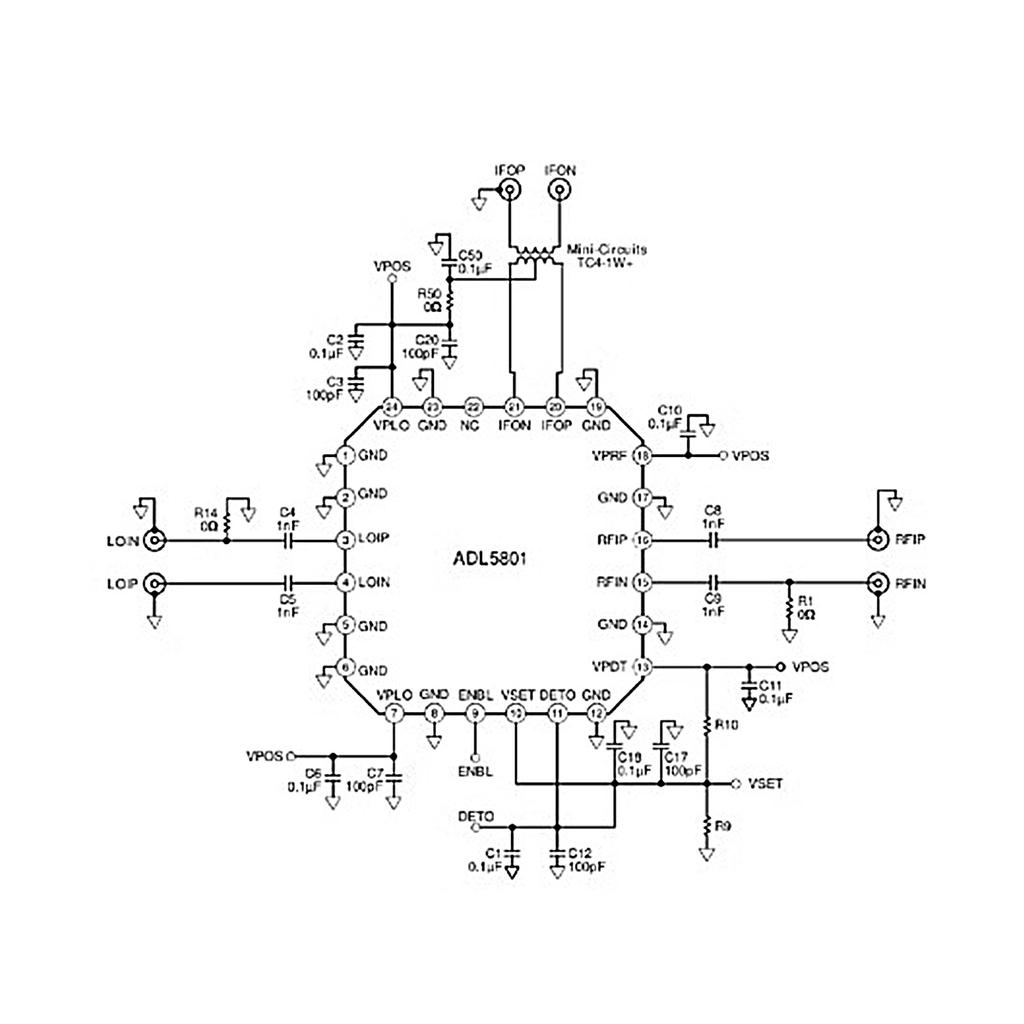 Reliable ADL5801 Active Downconverter Plastic Mixer Module Unlock the Full Potential of Your System Simple Operation