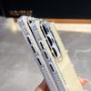 For Samsung Galaxy S24 Ultra Case Rhinestone Edge Glitter Back TPU+PC IMD Phone Cover