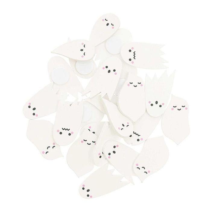 Autocollants - RICO DESIGN - Fantôme en bois - 24 pièces - Halloween - Mixte