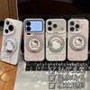 Cute Cat Rotating Bracket Is Suitable for Apple 11promax Mobile Phone Case Girls High Value Huawei Xiaomi Vivo