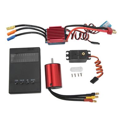 S2838 3200KV Moteur Brushless S35A ESC Brushless Servo 2.2KG Carte de Programmation Ensemble Combo pour 114
