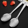 Stainless Steel Strainer Spoon 1PC Slotted Spoons Kitchen Colander Spoon Spoon Filter Strainer Food Scoop Skimmer Colander4