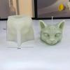 Creative Three Eyes Cat Silicone Mold 3D Cats DIY Chocolate Candy Molds Kitchen Baking Cake Decoration Tool Candle Soap Mould