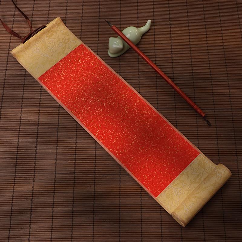 

Blank Calligraphy Scroll Paper Chinese Rice Paper Painting Hanging Xuan Paper DIY Crafts Calligraphy Mounting Supplies