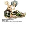 Aquarium Air Bubbler Decoration Adventure Skeleton Bubble Ornament Treasure Hunter Skeleton Resin Figurine for Fish Tank Landscape Decor