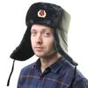 Winter Warme Fleece gefütterte Militärstil Klappenmütze Herren Damen Outdoor Radfahren Kälteschutz
