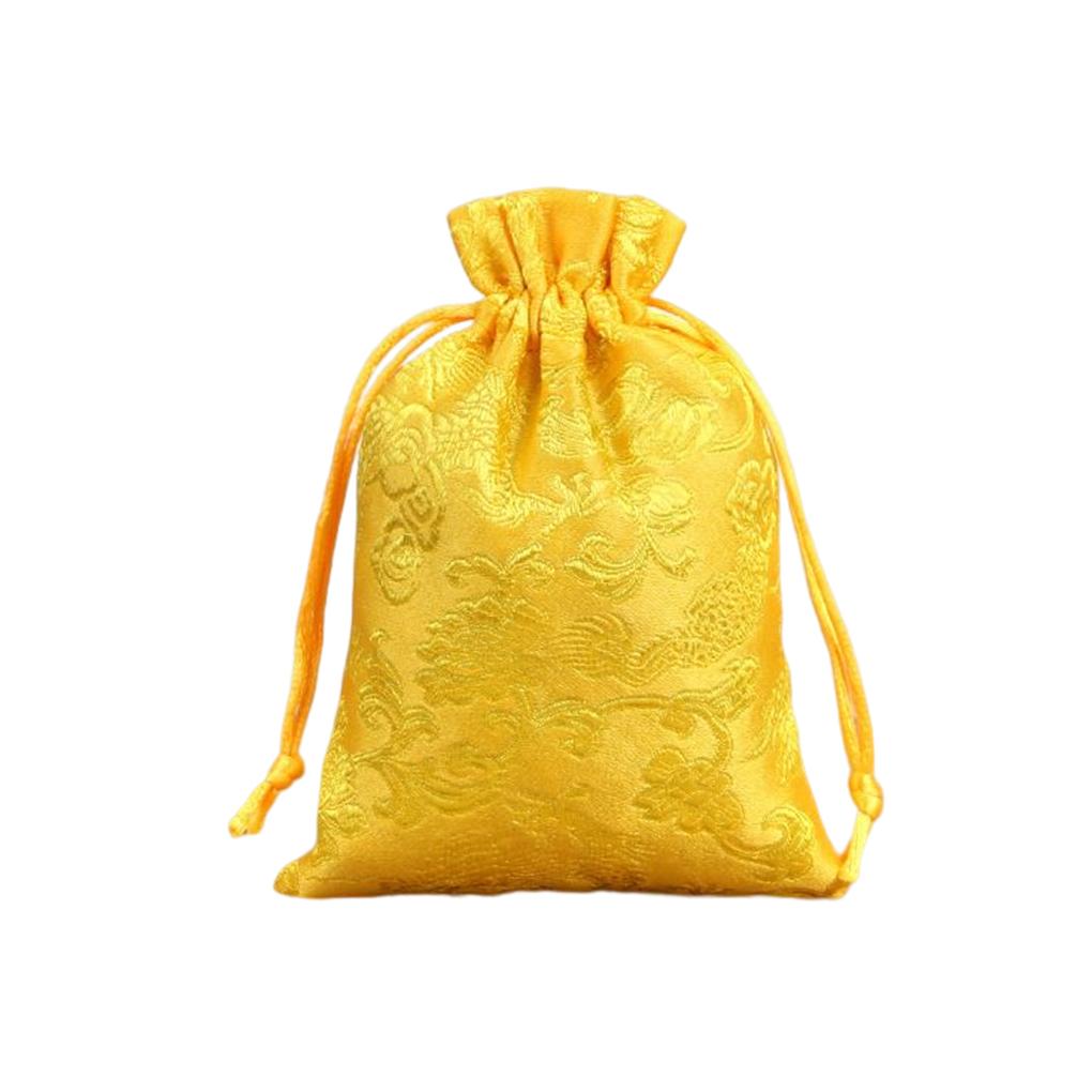 Drawstring Embroidery Sachet Blessings Jewelry Gifts Bag Office Bedroom Hanging Door Window Car Rear Review Pendant