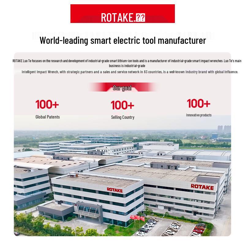 Rotake T1 20V Akumulátorový bezkartáčový rázový utahovák CN zástrčka (adaptér součástí dodávky)