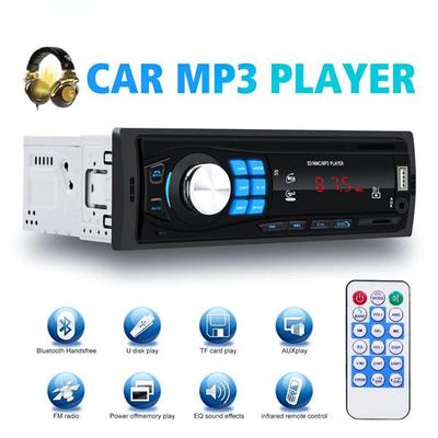 Araba MP3 Çalar 1DIN In-Dash Araba Radyoları Stereo Dijital Bluetooth Ses Müzik Stereo 12 V Araba Radyo USB/SD/AUX-IN Uzaktan Kumanda ile