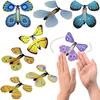 Magic Wind Up Flying Butterfly in The Book Band Powered Tricks Prop Fairy Toys Surprise Present Party Favor