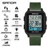 SANDA Trend Multifunctional Sports Watch for Students - Calorie Counter & Dual Alarms