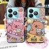 Graffiti Anti-dust Phone Case For ZTE Blade A75 4G/Z2359 TPU Couple Anti-knock Cartoon Protective Silicone Cute Durable