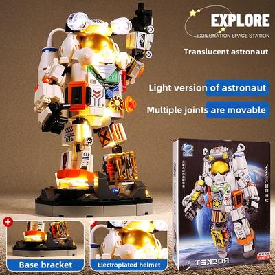 Blocs de construction d'astronautes Blocs de construction aérospatiaux Briques de modèles d'astronautes aérospatiaux Jouets pour enfants Cadeaux pour enfants