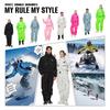 MORGEN SKY Snowboard Ski Outdoor Cold Weather Work Snow Mountain Cold Water Resistance HX421 Wear, One-Piece Jumpsuit, Wear, Snowboarding, Unisex,